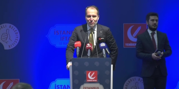 Yeniden Refah Partisi Genel Başkanı Erbakan, Iftar Programında Konuştu