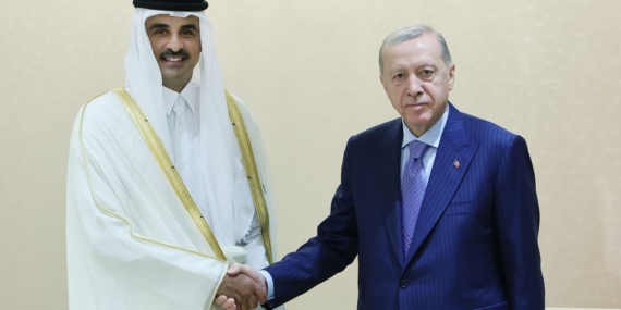 Cumhurbaşkanı Erdoğan, Katar Emiri El-Sani Ile Bir Araya Geldi