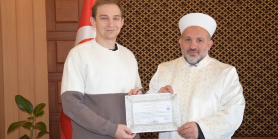Ukraynalı Iastremskyi Giresun’da Müslüman Oldu