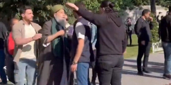 Saraçhane’de Sarıklı Vatandaşa Saldırı: Laiklik Sloganları Eşliğinde Linç Girişimi