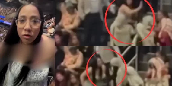 Filistin Yanlısı Müslüman Kadın, Binlerce Kişinin Önünde Darp Edildi