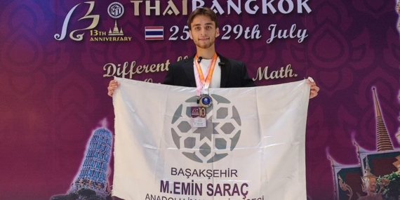 İmam Hatip Lisesi Öğrencisi Uluslararası Matematik Yarışmasında Dünya Üçüncüsü Oldu