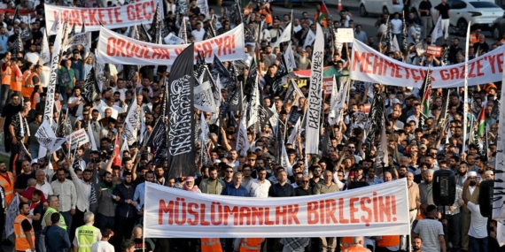 Ankara’da, İsrail’in Gazze’ye Yönelik Saldırıları Protesto Edildi