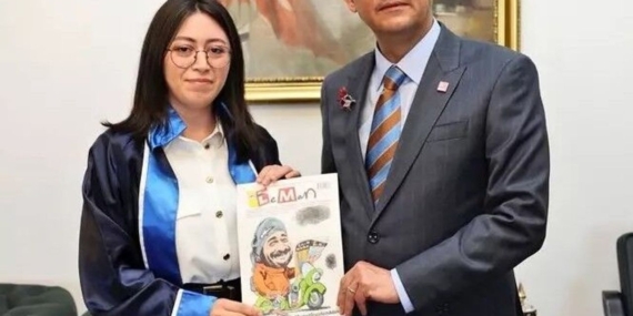 Özgür Özel, Leman Dergisi’nin Ahlaksız Karikatürlerine Destek Verdi