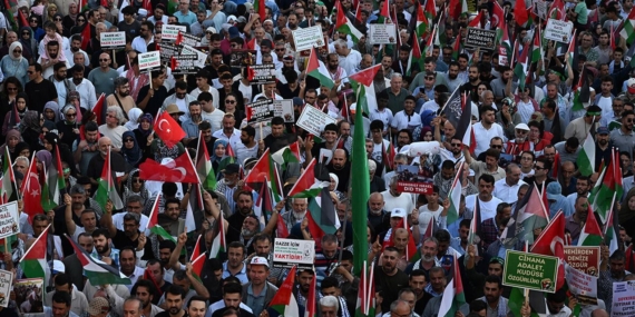 Ankara’da Gazze Için Yürüyüş Düzenlendi