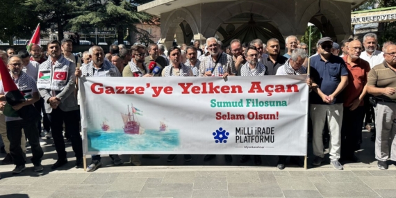Afyonkarahisar’da Filistin Ve Küresel Sumud Filosu’na Destek