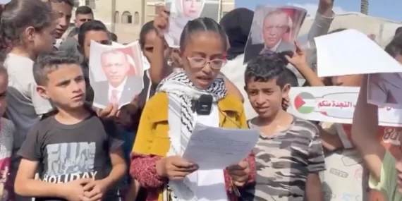 Gazze’de Çocuklar Cumhurbaşkanı Erdoğan’a Seslendi