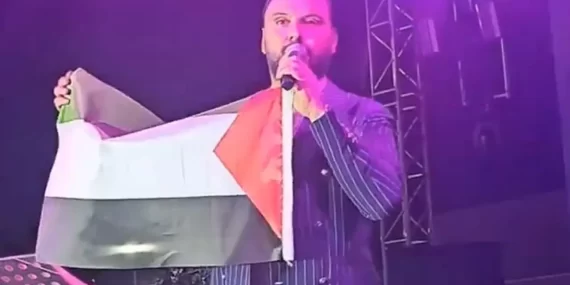 Alişan, Konserinde Filistin’i Unutmadı