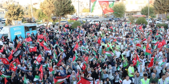 Kilis’te Küresel Sumud Filosu’na Destek