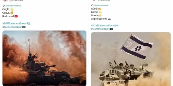 İsrail Ordusundan Msb’ye Başarısız Taklit