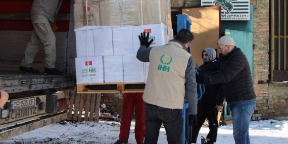 İhh’dan Ukrayna’ya Kış Desteği: Yardım Dağıtılmaya Başlandı
