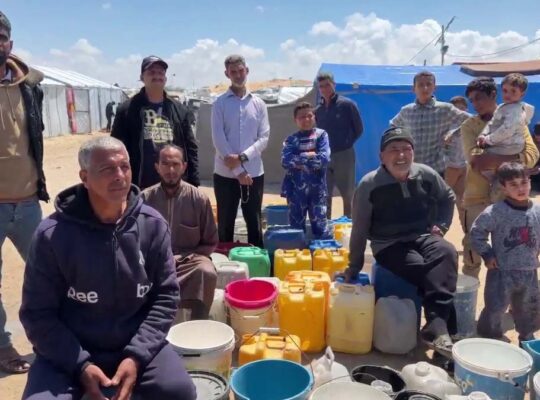 Al-Burj kampındaki 750 aile susuzlukla pençeleşiyor