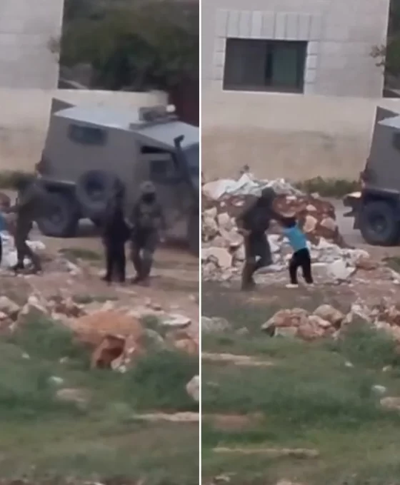 İsrail askerinin çocuğa şiddeti infiale yol açtı