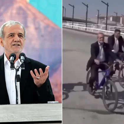 Pezeşkiyan’ın bisikletli turu: Gerçek mi, manipülasyon mu?