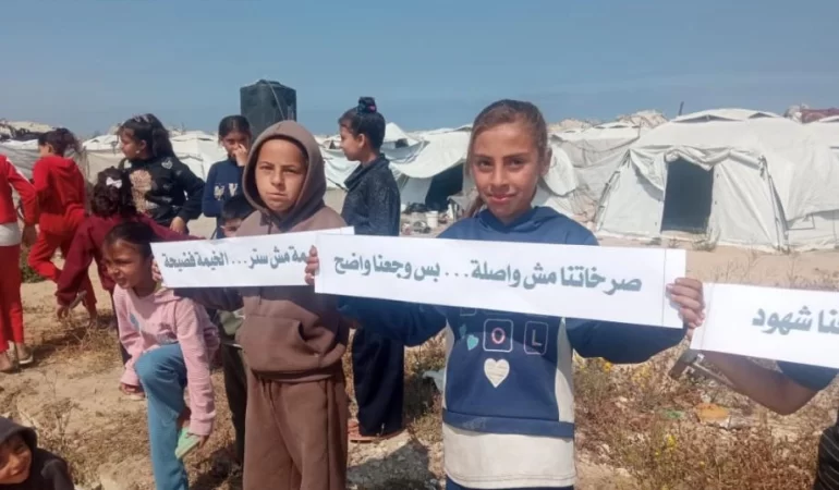 Gazze'de çadırlar hedefte: Zeytun mahallesinden imdat çağrısı