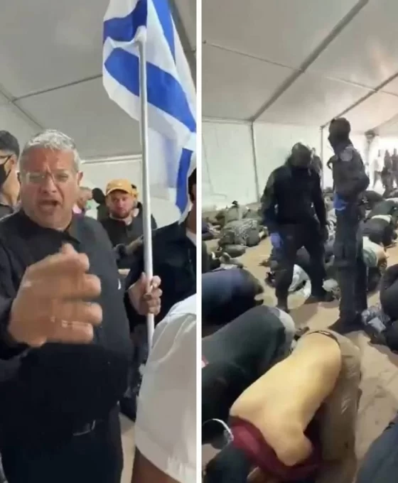 İsrail Ben Gvir'in skandal görüntüleriyle çalkalanıyor