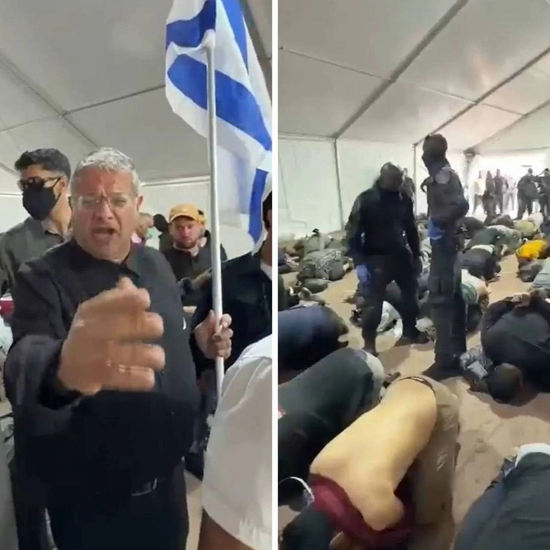 İsrail Ben Gvir'in skandal görüntüleriyle çalkalanıyor