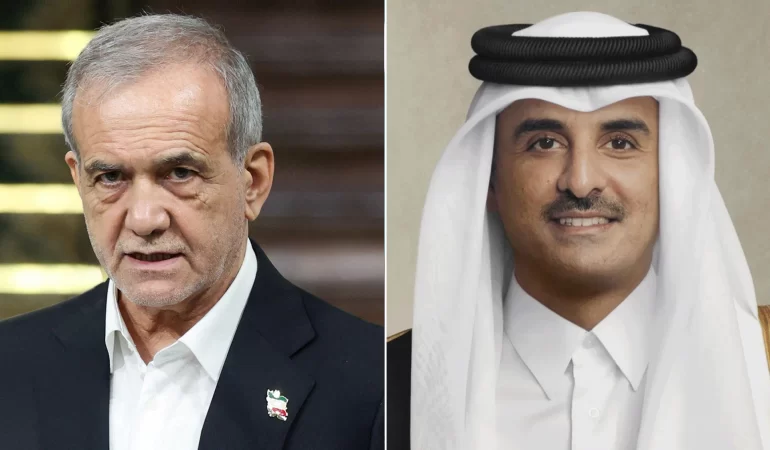Katar Emiri ve İran liderinden bölgesel gerilimi düşürme çağrısı