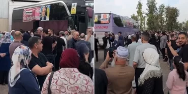 Kerküklü hacı adaylarının uçuşu iptal edildi: Karayolu tepkisi