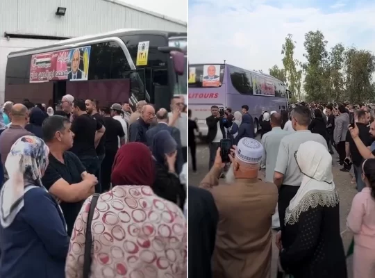 Kerküklü hacı adaylarının uçuşu iptal edildi: Karayolu tepkisi