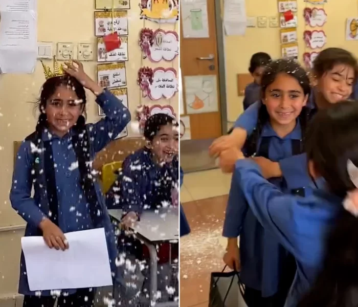 Ürdünlü öğretmenden Suriyeli öğrencisine anlamlı veda