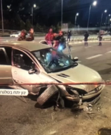 Beytüllahim yakınlarında araçlı saldırı: 4 yerleşimci yaralandı