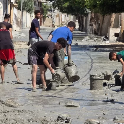 Gazze'de şaşırtan olay: İsrail'in betonunu evlerine taşıdılar