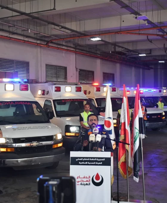 Irak'tan Lübnan'a sağlık desteği: 10 yeni ambulans teslim edildi