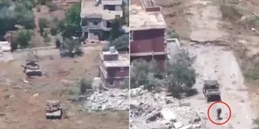 Lübnan'da tek başına direniş: 4 tankla kuşatıldı