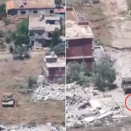 Lübnan'da tek başına direniş: 4 tankla kuşatıldı