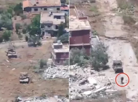 Lübnan'da tek başına direniş: 4 tankla kuşatıldı