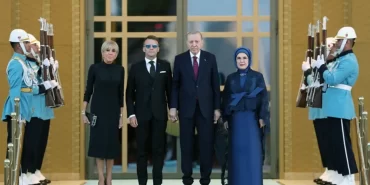NATO zirvesinde Macron'a şok: Emine Erdoğan elini öptürmedi!