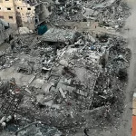 Çimentoya alternatif: Gazze'de enkazdan iki katlı bina yapıldı