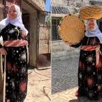 Nabluslu Fethiye Yasin çocukluğundan beri geleneksel elbisesini giyiyor
