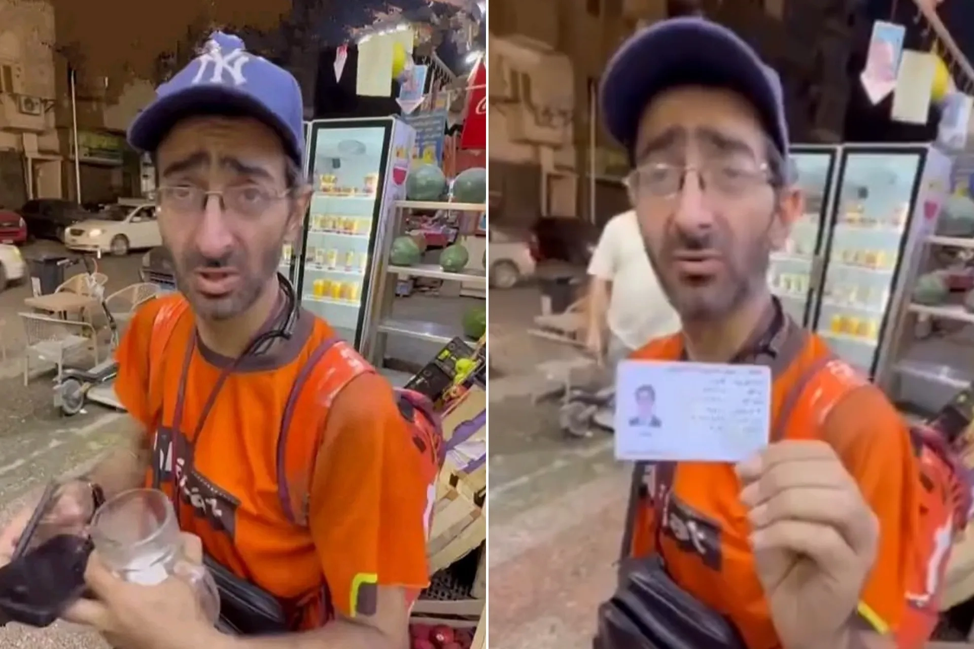 Boynunda stetoskopla sipariş dağıtıyor: Mısırlı eczacının viral hikayesi!
